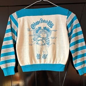 Vintage Cabbage Patch Kids Striped Sweater sz 5/6